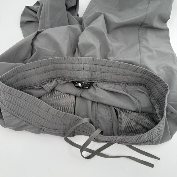North Face Pants Women 10 Gray Lightweight Stretch Tapered Gorpcore Pockets - Picture 6 of 14